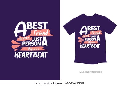 T-shirt design for best friend 