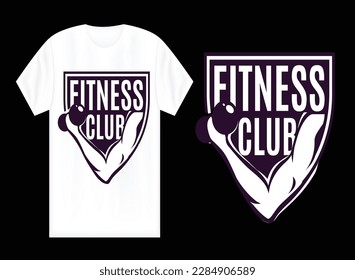 t-shirt design, bodybuilder t-shirt design, vector illustration, 