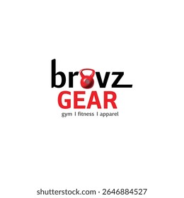 T-Shirt Design Braze Gear Gym Fitness Logo
