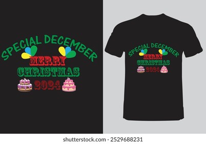 T-Shirt design for Christmas.Use for your Christmas celebration. 