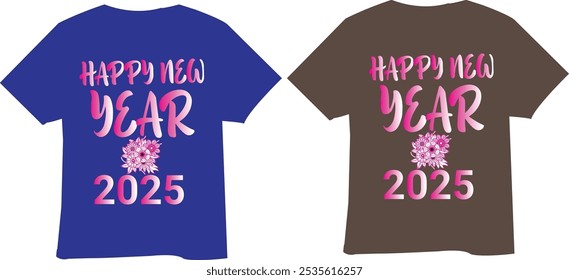 T-shirt design with color variation.