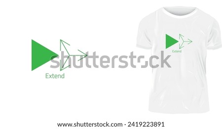 t-shirt design concept, iconic extended