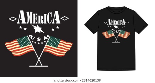 T-Shirt Design Konzept druckfertig.