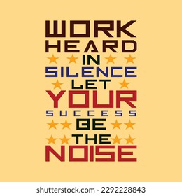 T-shirt design creative text and vector.