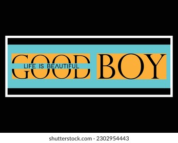 T-shirt design with creative text and vector.