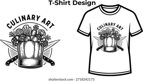 Diseño de la camiseta de la tipografía culinaria del arte con la taza de cerveza y las lúpulas para el logotipo del pub, insignia de la bebida del alcohol, emblema de la barra de la cervecería y aislado en la ilustración gráfica transparente de la bebida