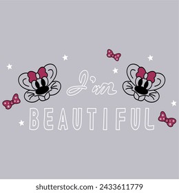 T-shirt Design Cute Animal Clipart