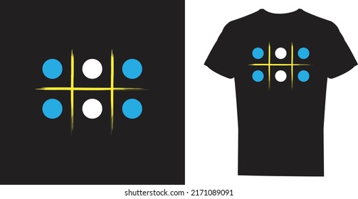 T-shirt design, Cyan Yellow and White color, ready to print