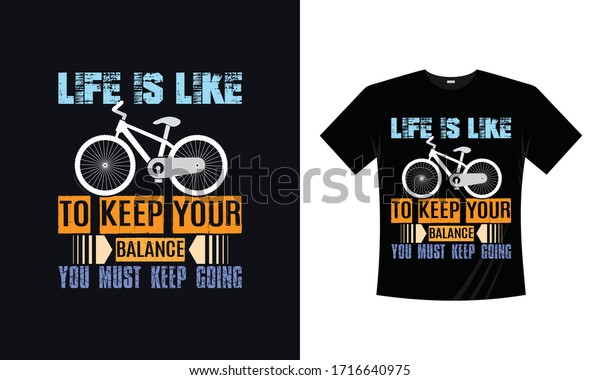 T Shirt Design Cycling Themed T Shirt Print Design World Bicycle Day