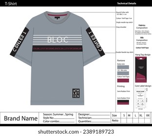 Diseño de camisetas con detalles paquete técnico