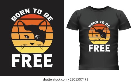 T-Shirt Design Dog And Cat