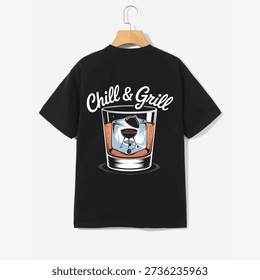T-shirt Design for drop sholder 