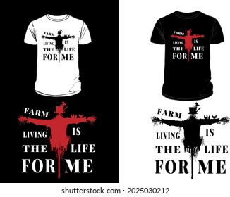 T-shirt design for farm lovers ,you can download vector files