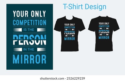 T-Shirt Design. Fashion Design, Black T-Shirt