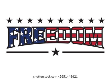 tshirt design freedom for america