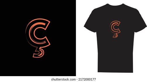 T-shirt design, French latter Ready to print