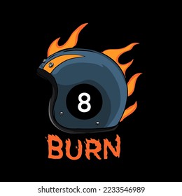 tshirt design helmet isolated dark background