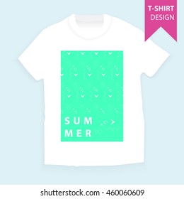 T-shirt design. Hipster style. Abstract