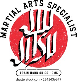 Tshirt Design, Jiujitsu, Illustration, vector, street