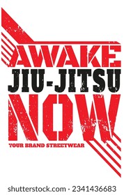 Tshirt Design, Jiujitsu, Illustration, vector, street