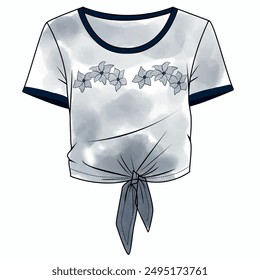 Tshirt design. lace detail and more