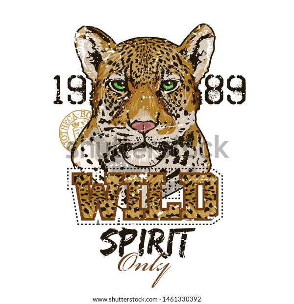 Tshirt Design Leopard Printjust Be 
