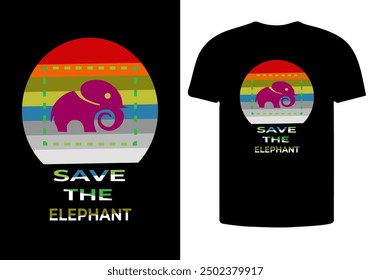 T-Shirt Design with t-shirt mockup