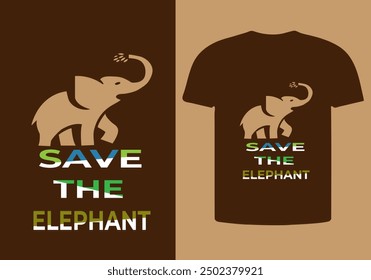 T-Shirt Design with t-shirt mockup