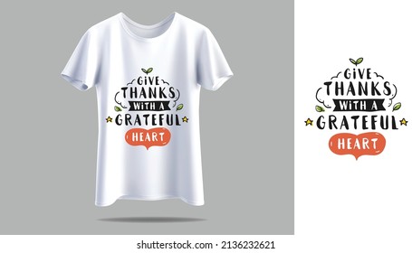 T-Shirt Design Mock up. Neues T-Shirt-Design für Vektorgrafiken mit Vektordesign.