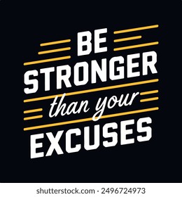 T-Shirt Design with Motivational Speech