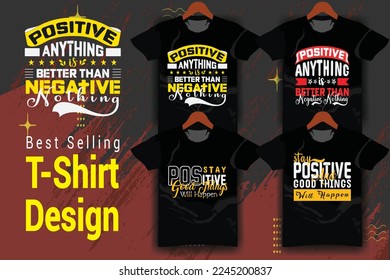 T-shirt Design, Motivational Vintage  Typography Graphic Template Design