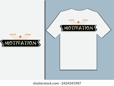 T-shirt design motivations typography template 