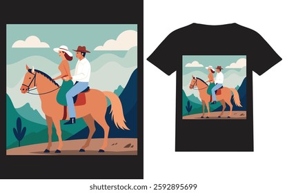 T-shirt design for mountain lover
