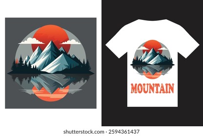 T-shirt design for mountain lover