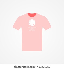 T-shirt Design with music idea vector illustration