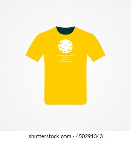 T-shirt Design with music idea vector illustration