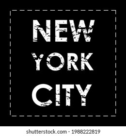 t-shirt design with newyork city typography. Illustration vector graphic lettering of 
new york city, perfect for t-shirts design, clothing, hoodies, jacket etc.
