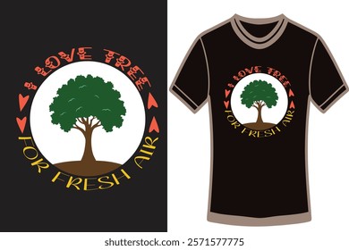 t-shirt design on Vector illustration
