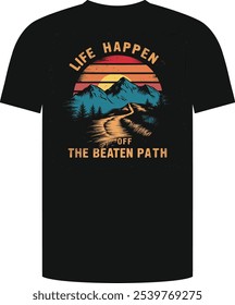 T-SHIRT Design auf weißem Hintergrund