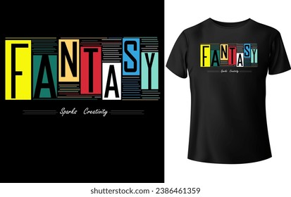 t-shirt design  on your fantasy