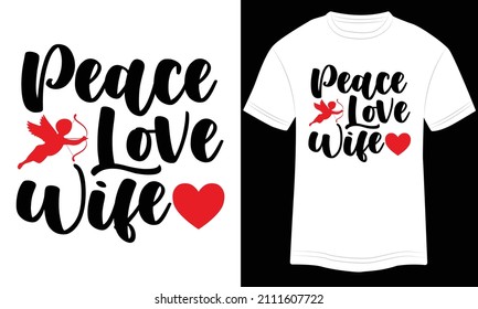 Camiseta Diseño Paz Amor Espografía vectorial y diseño colorido en fondo blanco.