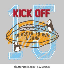 T-Shirt Design / Penguin