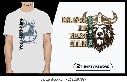 T-shirt design for POD, ready for print. Each final is 2 unique artworks ready for print. Just re-size and apply your text. 