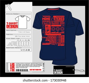 T-Shirt Design. Print Design. College - Varsity T-Shirt. Vector eps. Eps10