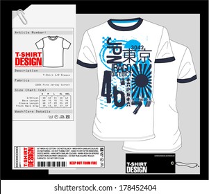 T-Shirt Design. Print Design. College - Varsity T-Shirt. Vector eps. Eps10