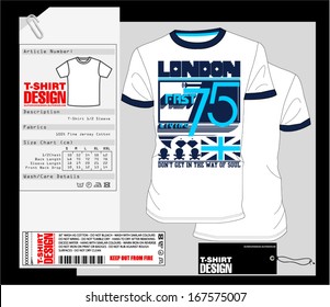 T-Shirt Design / Print Design / Union Jack T-Shirt