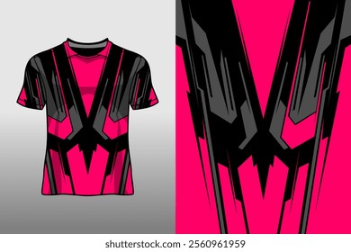 Tshirt design for racing jersey sport