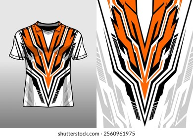 Tshirt design for racing jersey sport