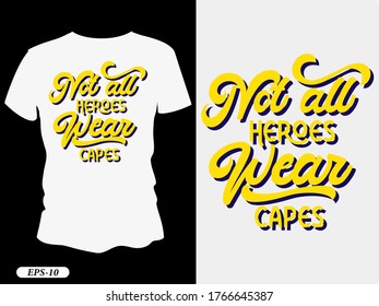 T-Shirt-Design für die echten Helden