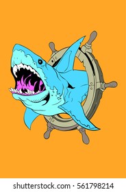 Tshirt Design Shark